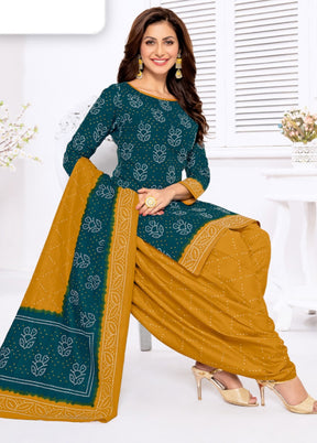 3 Pc Multicolor Pure Readymade Cotton Suit Set