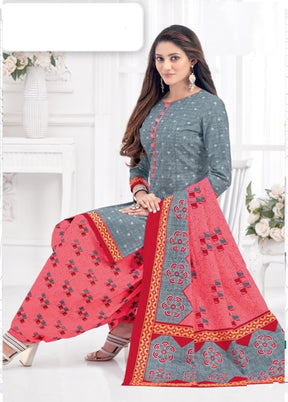 3 Pc Multicolor Pure Readymade Cotton Suit Set