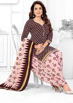 3 Pc Multicolor Pure Readymade Cotton Suit Set