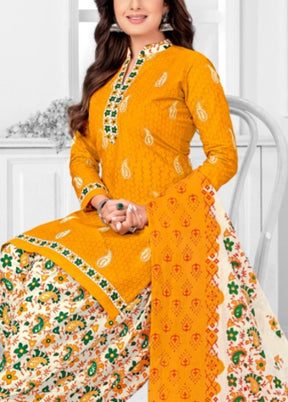 3 Pc Multicolor Pure Readymade Cotton Suit Set