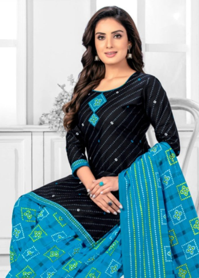 3 Pc Multicolor Pure Readymade Cotton Suit Set