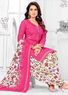 3 Pc Multicolor Pure Readymade Cotton Suit Set