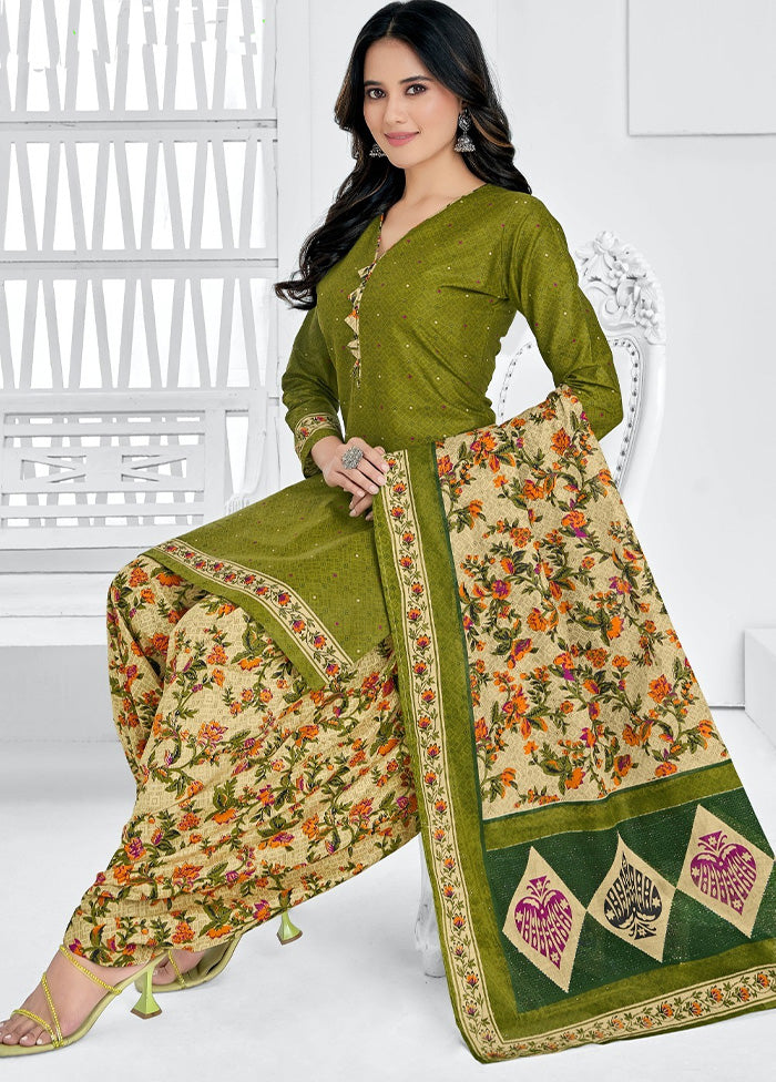 3 Pc Multicolor Pure Readymade Cotton Suit Set