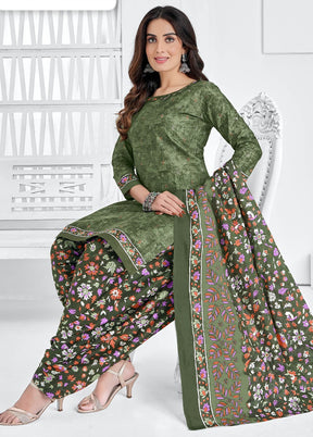 3 Pc Multicolor Pure Readymade Cotton Suit Set