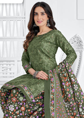 3 Pc Multicolor Pure Readymade Cotton Suit Set