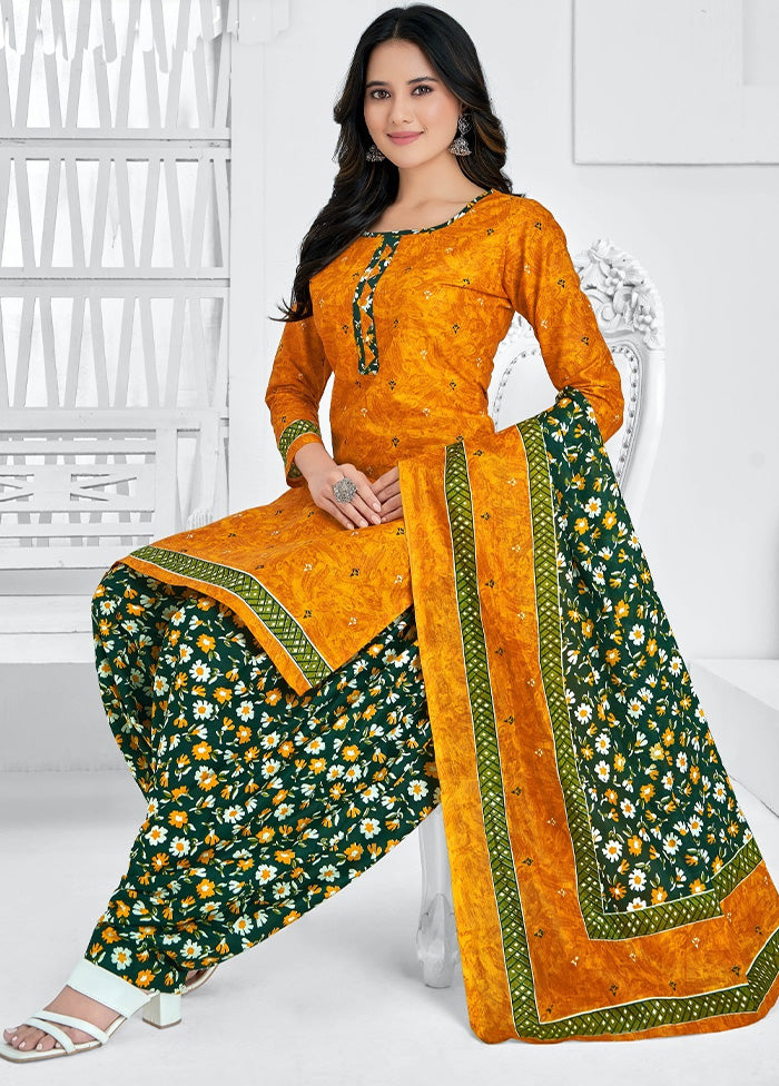 3 Pc Multicolor Pure Readymade Cotton Suit Set