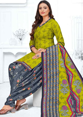 3 Pc Multicolor Readymade Cotton Suit Set