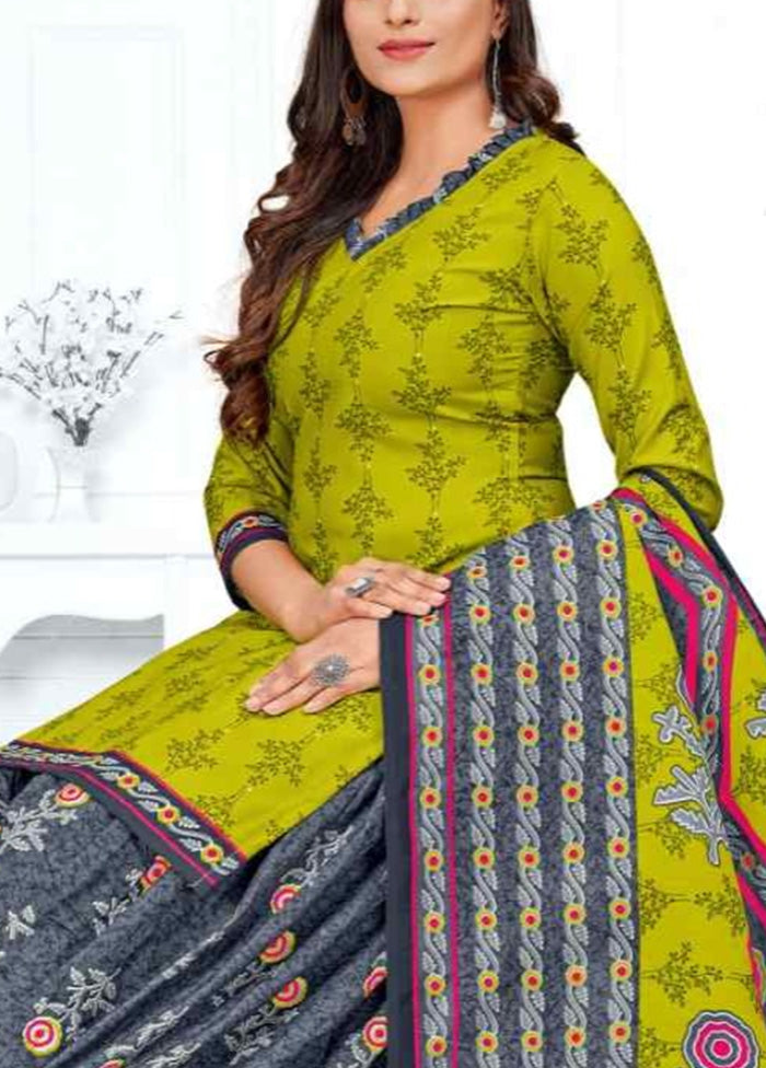 3 Pc Multicolor Readymade Cotton Suit Set