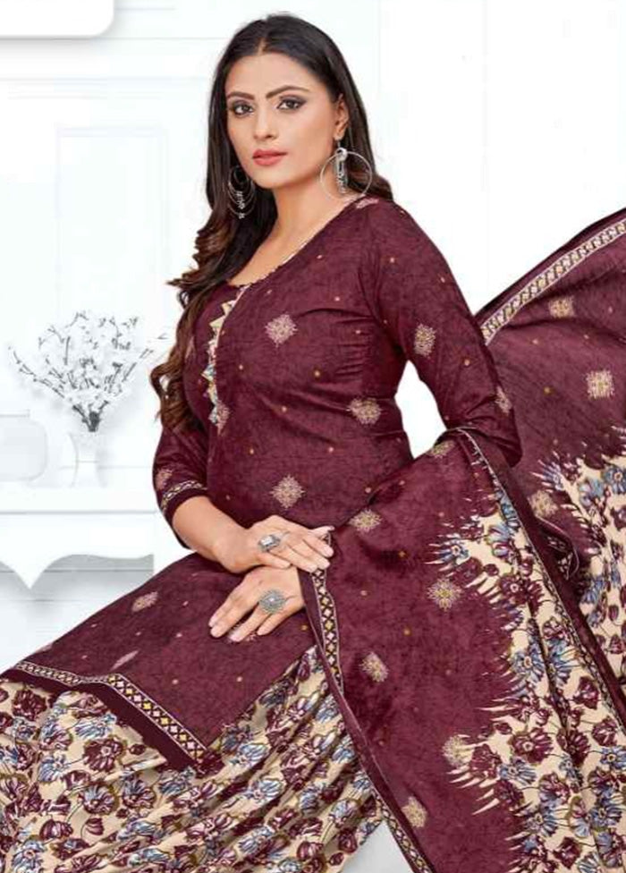 3 Pc Multicolor Readymade Cotton Suit Set