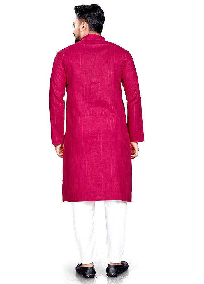 Rani Pure Cotton Kurta And Pajama Set