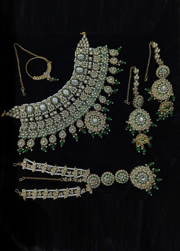 Green Alloy Jewellery Set