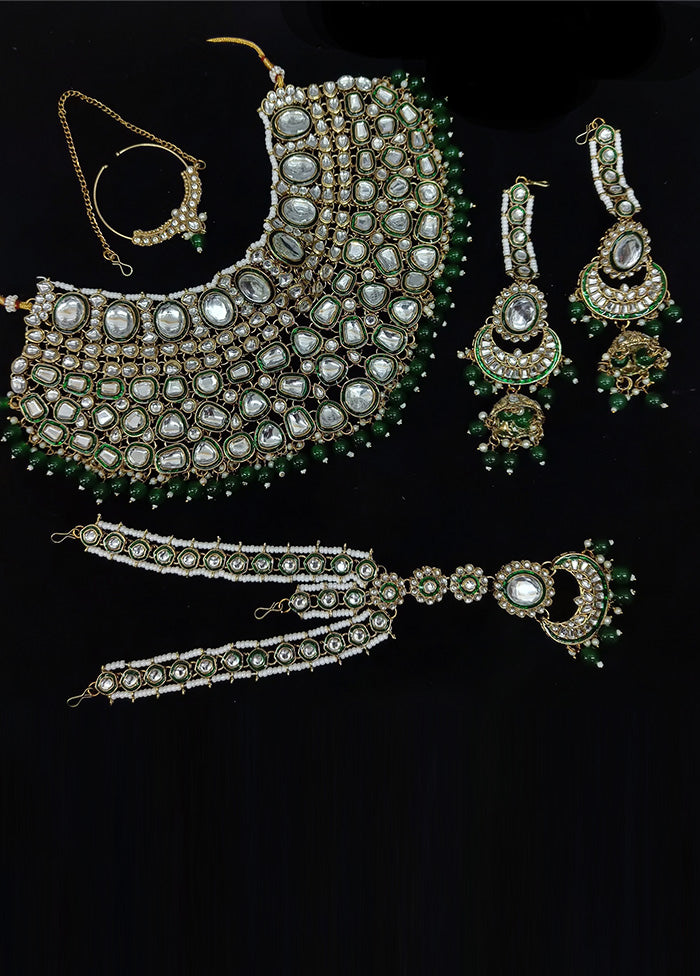 Green Alloy Jewellery Set