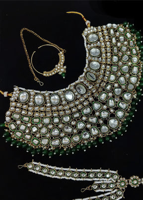 Green Alloy Jewellery Set