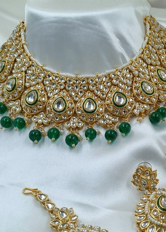 Green Alloy Jewellery Set