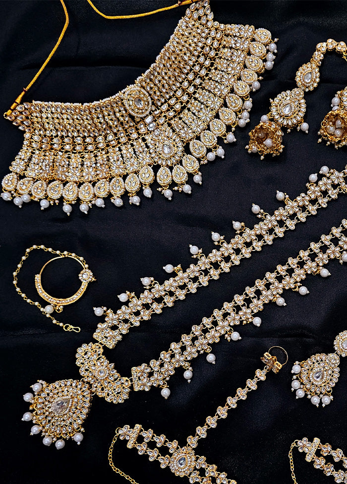 White Alloy Jewellery Set