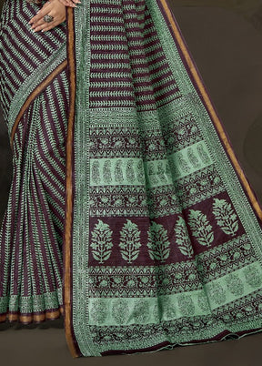 Multicolor Cotton Saree With Blouse Piece