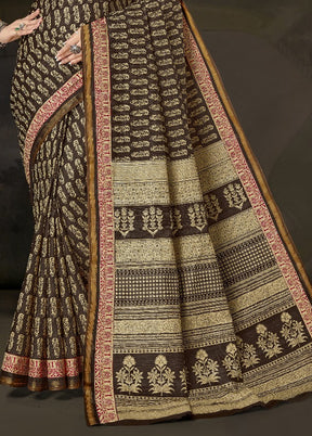 Multicolor Cotton Saree With Blouse Piece