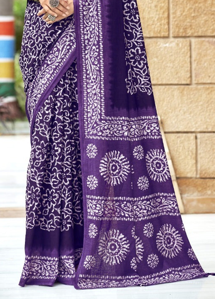 Multicolor Cotton Saree With Blouse Piece