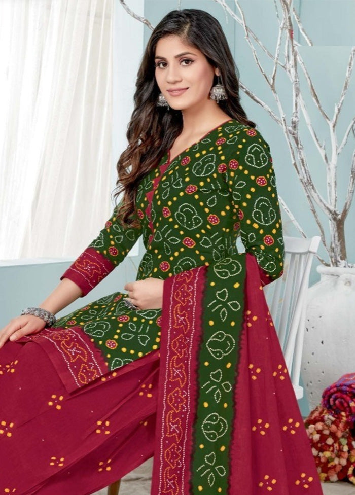 3 Pc Multicolor Pure Readymade Cotton Suit Set