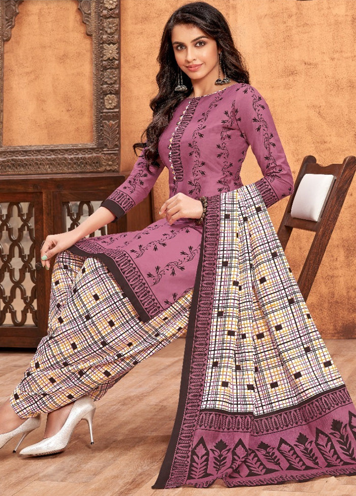 3 Pc Multicolor Pure Readymade Cotton Suit Set