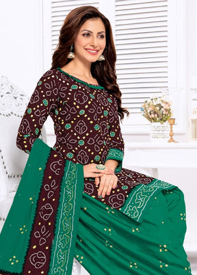 3 Pc Multicolor Pure Readymade Cotton Suit Set