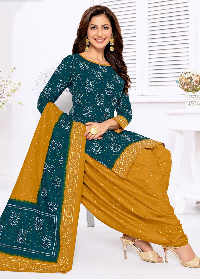 3 Pc Multicolor Pure Readymade Cotton Suit Set