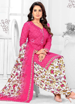 3 Pc Multicolor Pure Readymade Cotton Suit Set