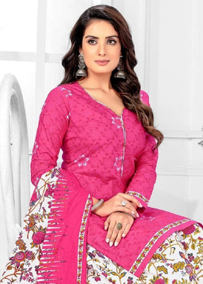 3 Pc Multicolor Pure Readymade Cotton Suit Set