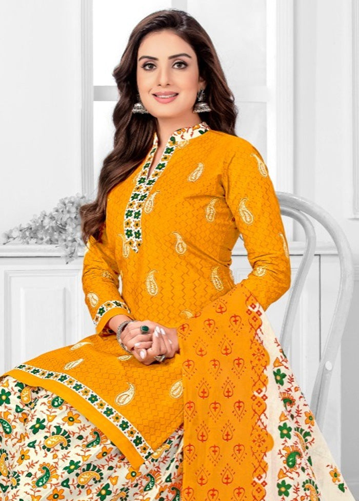 3 Pc Multicolor Pure Readymade Cotton Suit Set