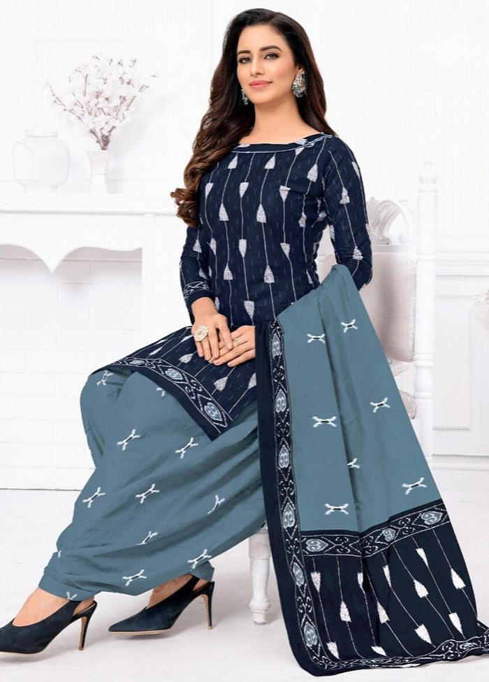 3 Pc Multicolor Pure Readymade Cotton Suit Set