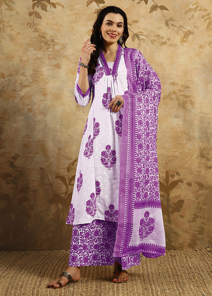 3 Pc Multicolor Readymade Cotton Suit Set