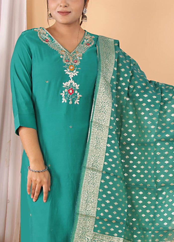 3 Pc Rama Readymade Silk Suit Set