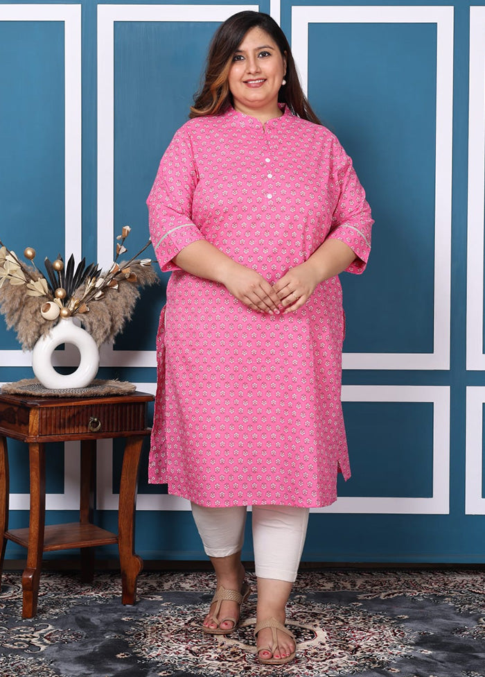 Multicolor Pure Readymade Cotton Long Kurti