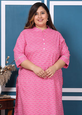 Multicolor Pure Readymade Cotton Long Kurti