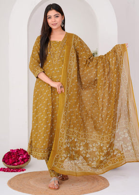 3 Pc Multicolor Pure Readymade Cotton Suit Set