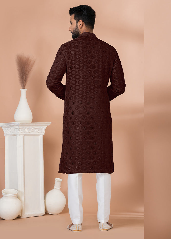 Kurta pajama coffee colour sale