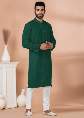 2 Pc Rama Georgette Kurta Pajama Set