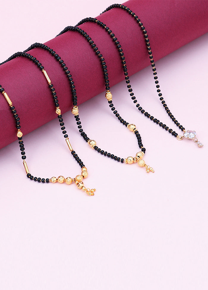 Multicolor Alloy Glossy Mangalsutra