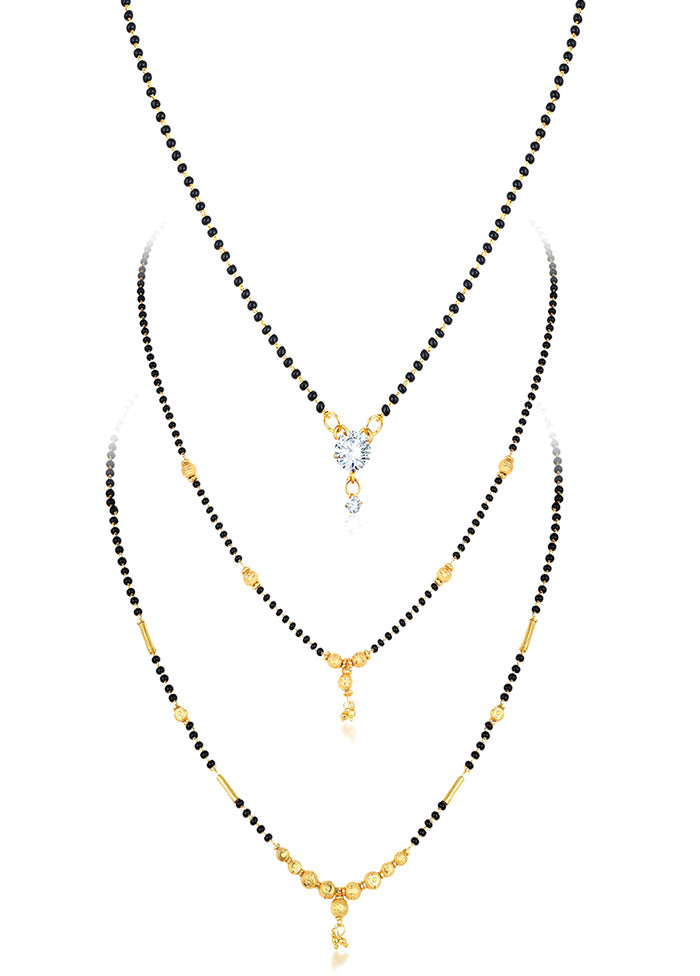 Multicolor Alloy Glossy Mangalsutra