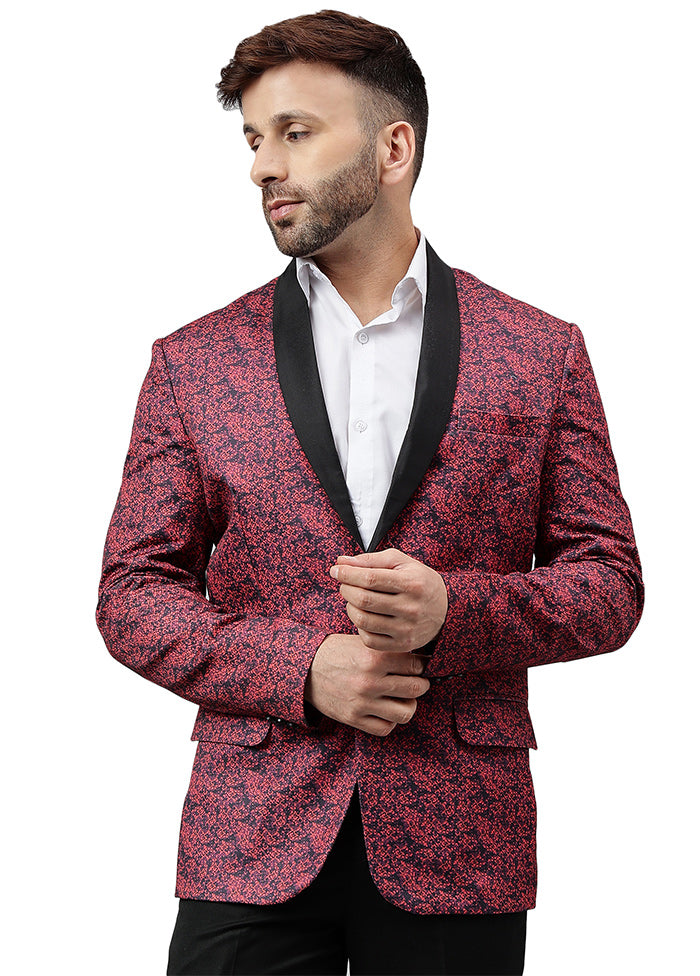 Multicolor Viscose Printed Blazer