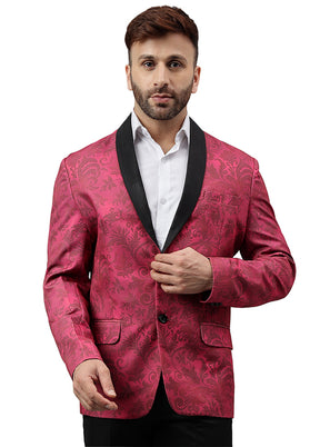 Multicolor Viscose Printed Blazer