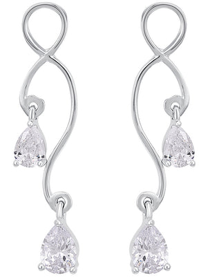 925 Sterling Silver Glossy Earrings