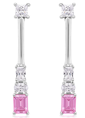 925 Sterling Silver Glossy Earrings