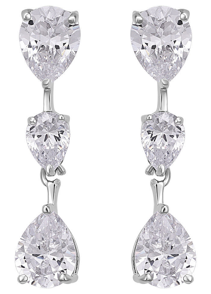 925 Sterling Silver Glossy Earrings