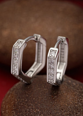 925 Sterling Silver Click Top Earrings