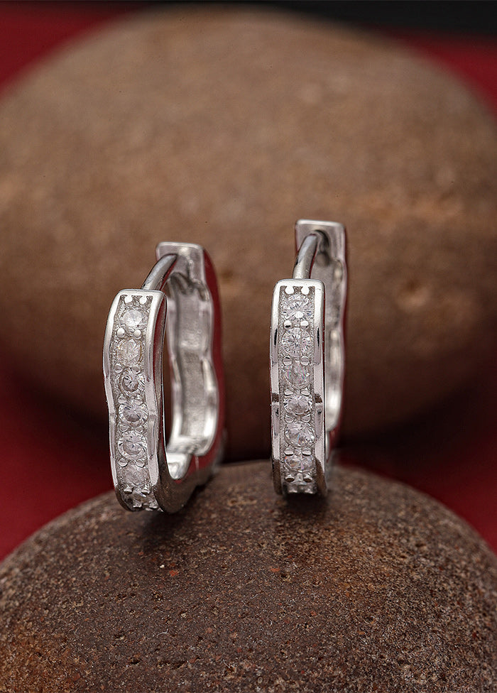 925 Sterling Silver Click Top Earrings