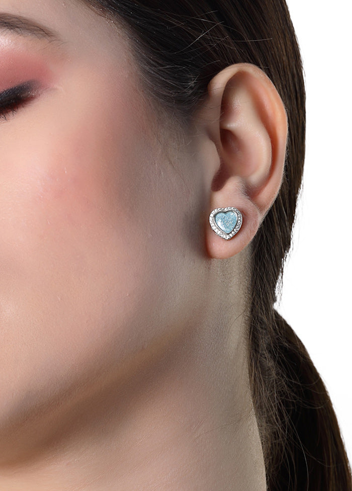 925 Sterling Silver Glossy Earrings