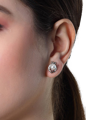 925 Sterling Silver Glossy Earrings