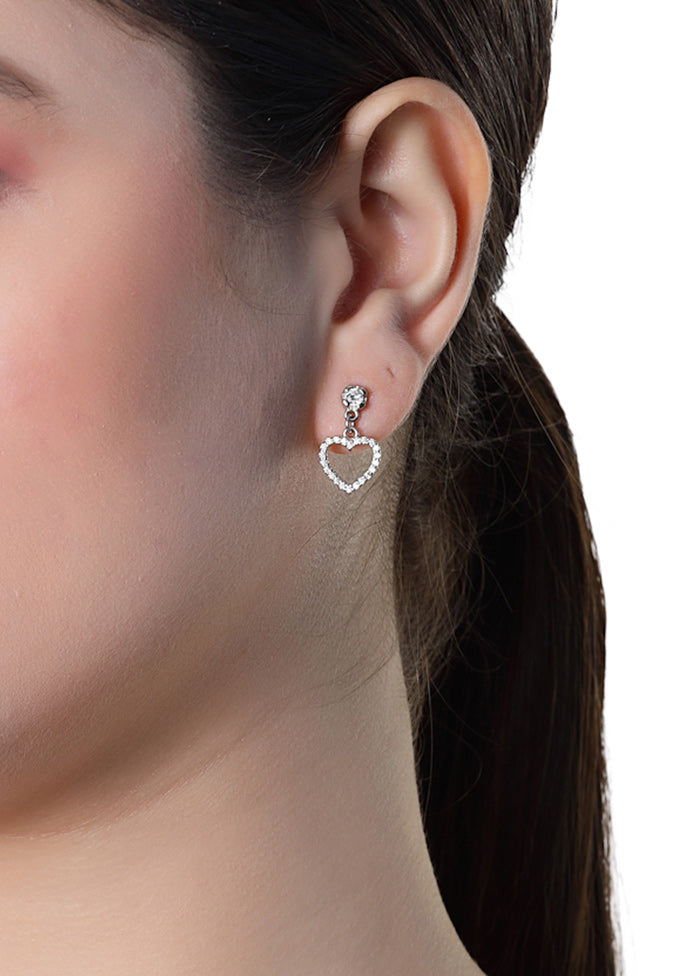 925 Sterling Silver Glossy Earrings