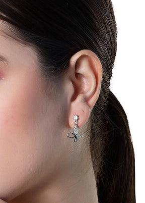 925 Sterling Silver Glossy Earrings